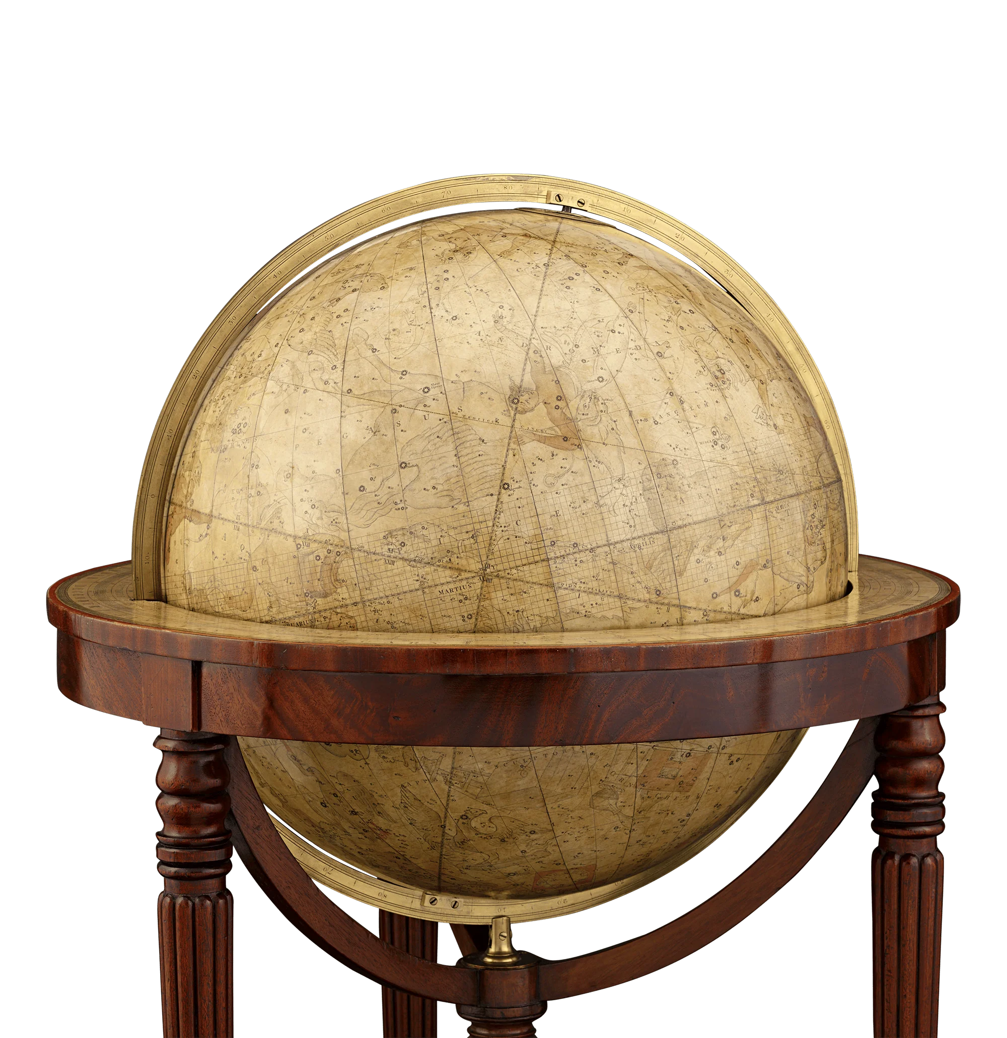 William IV 21-Inch Terrestrial and Celestial Floor Globes by J. W. Cary - Image 3