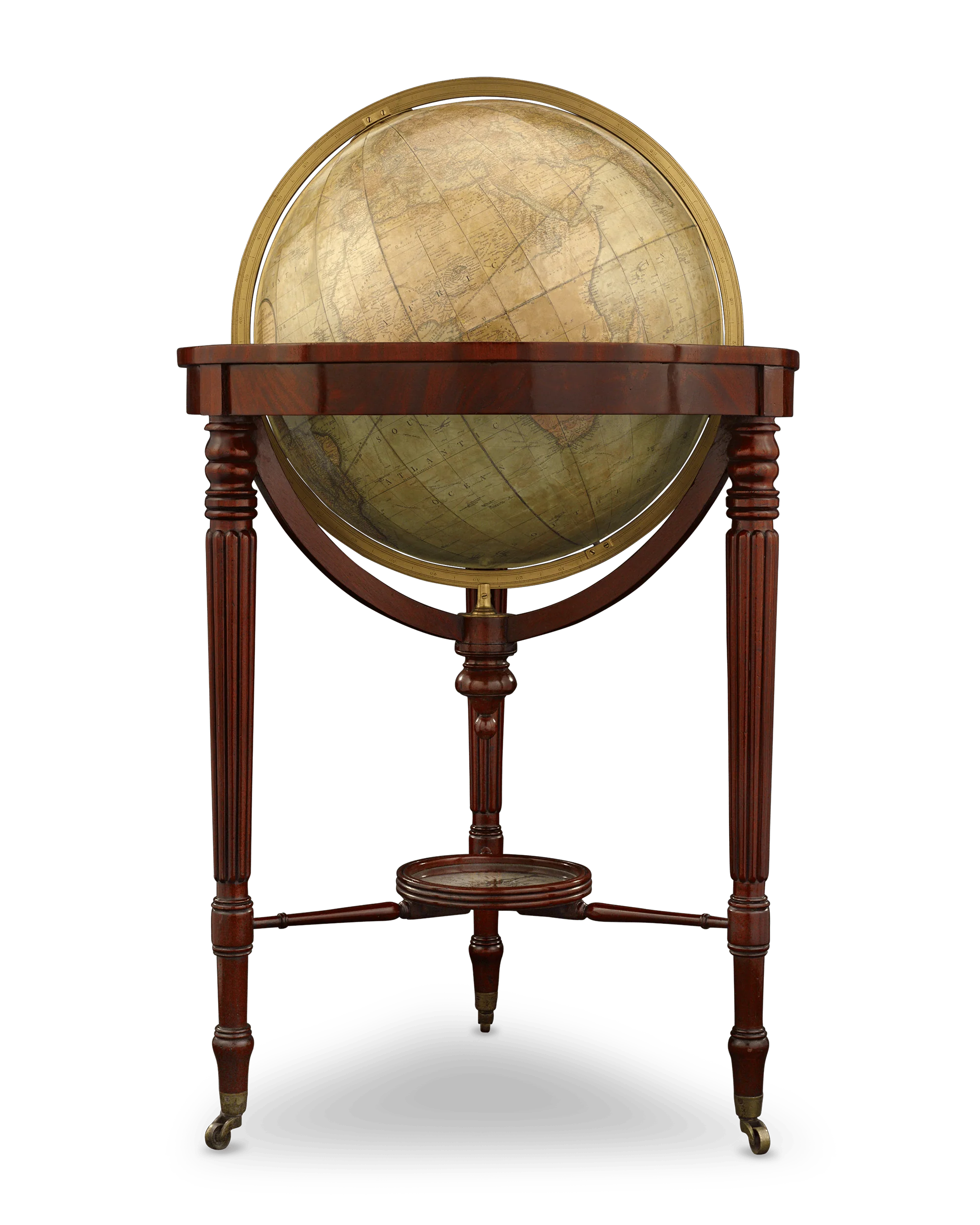 William IV 21-Inch Terrestrial and Celestial Floor Globes by J. W. Cary - Image 6