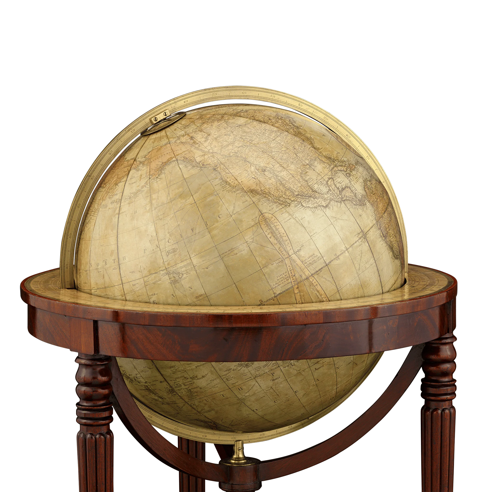 William IV 21-Inch Terrestrial and Celestial Floor Globes by J. W. Cary - Image 7