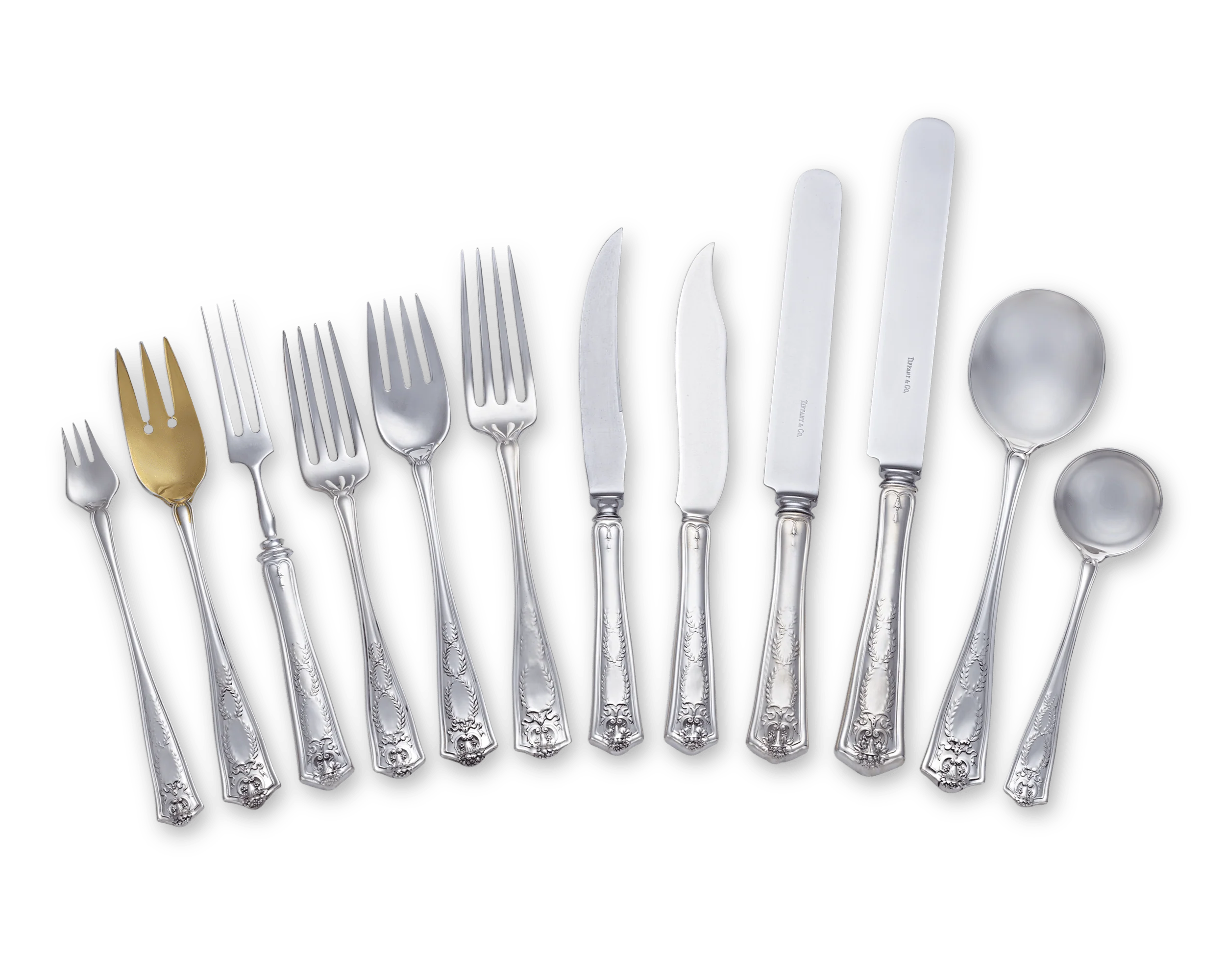Winthrop Silver Flatware Service by Tiffany & Co. - Image 4