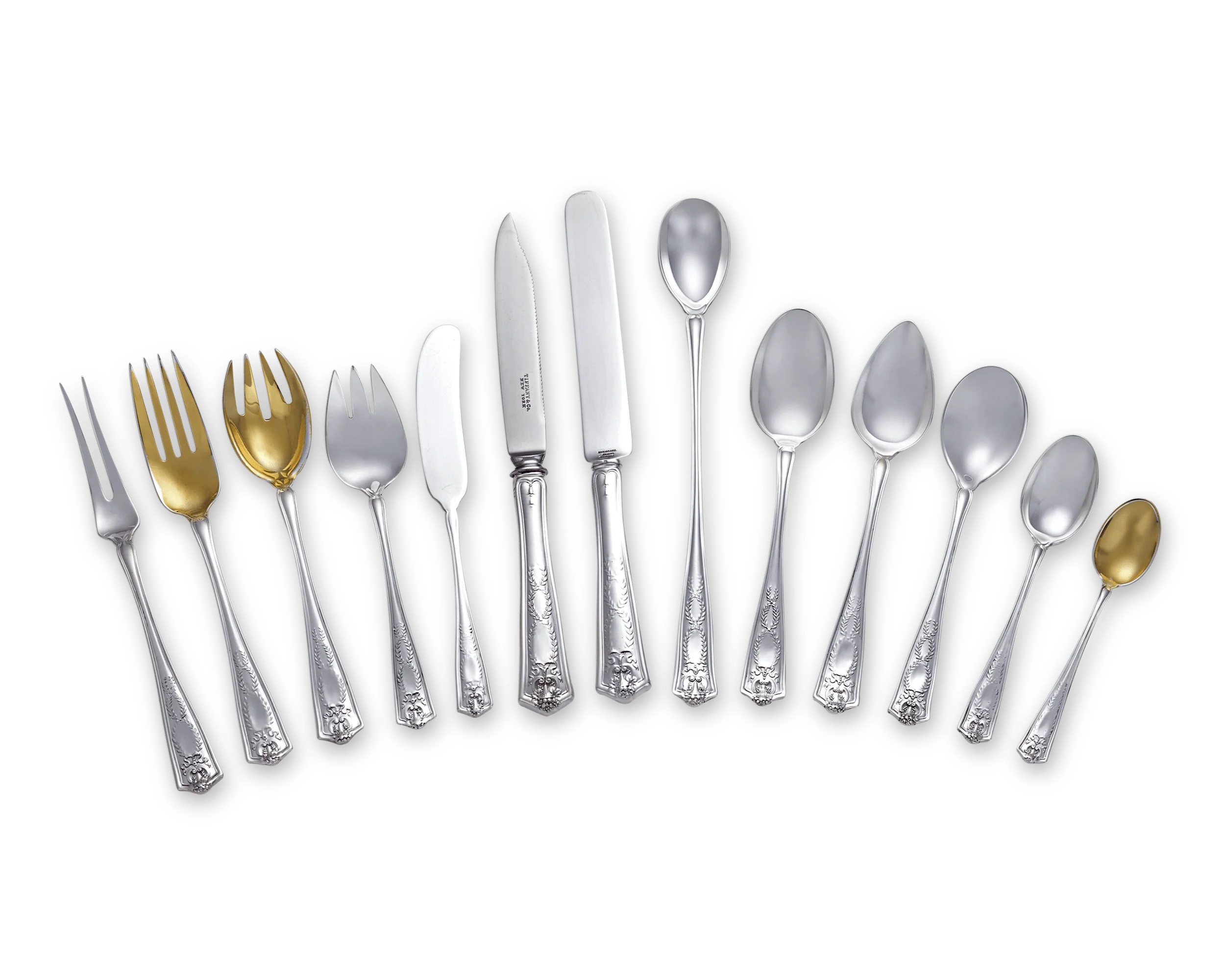 Winthrop Silver Flatware Service by Tiffany & Co. - Image 5