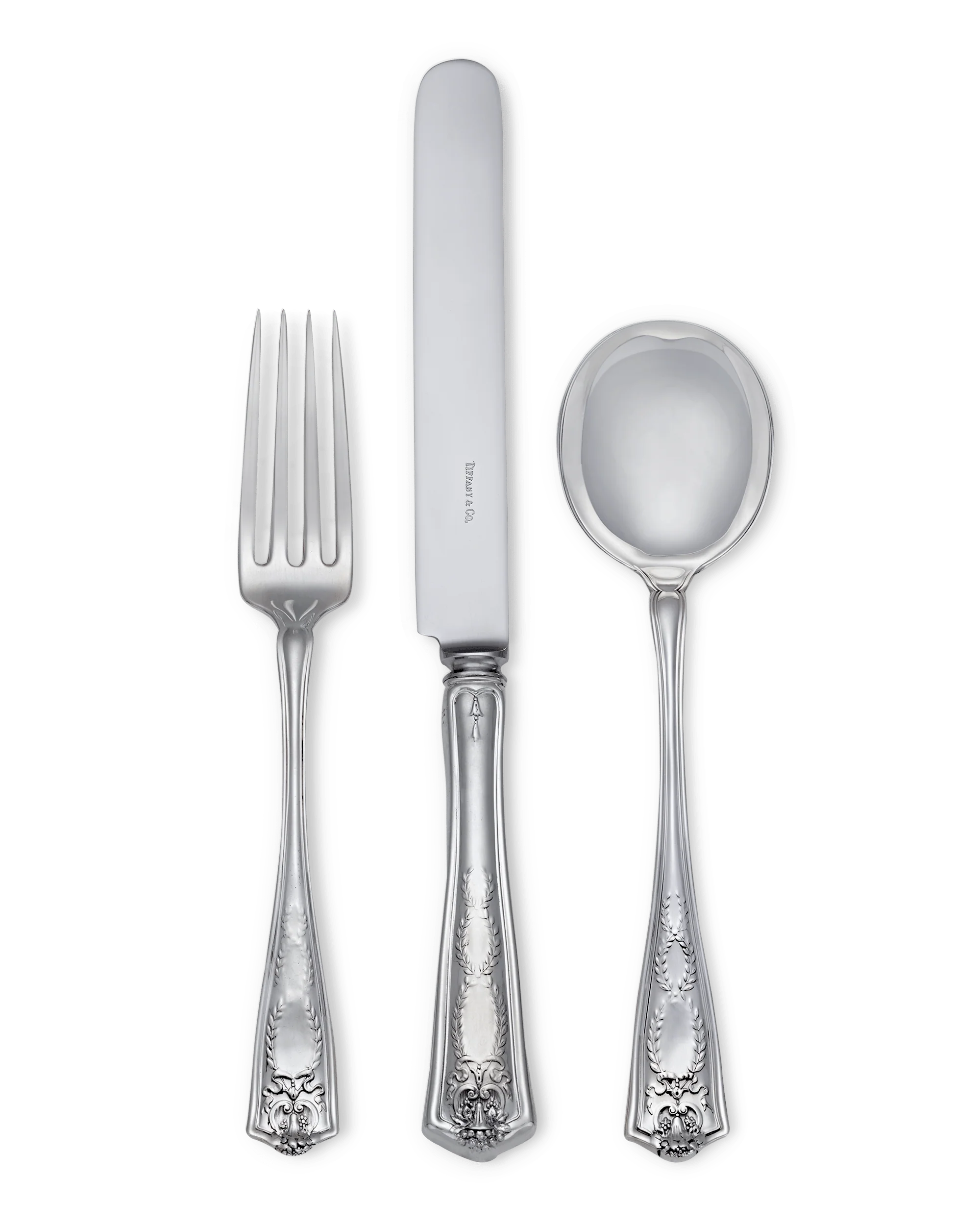 Winthrop Silver Flatware Service by Tiffany & Co. - Image 6