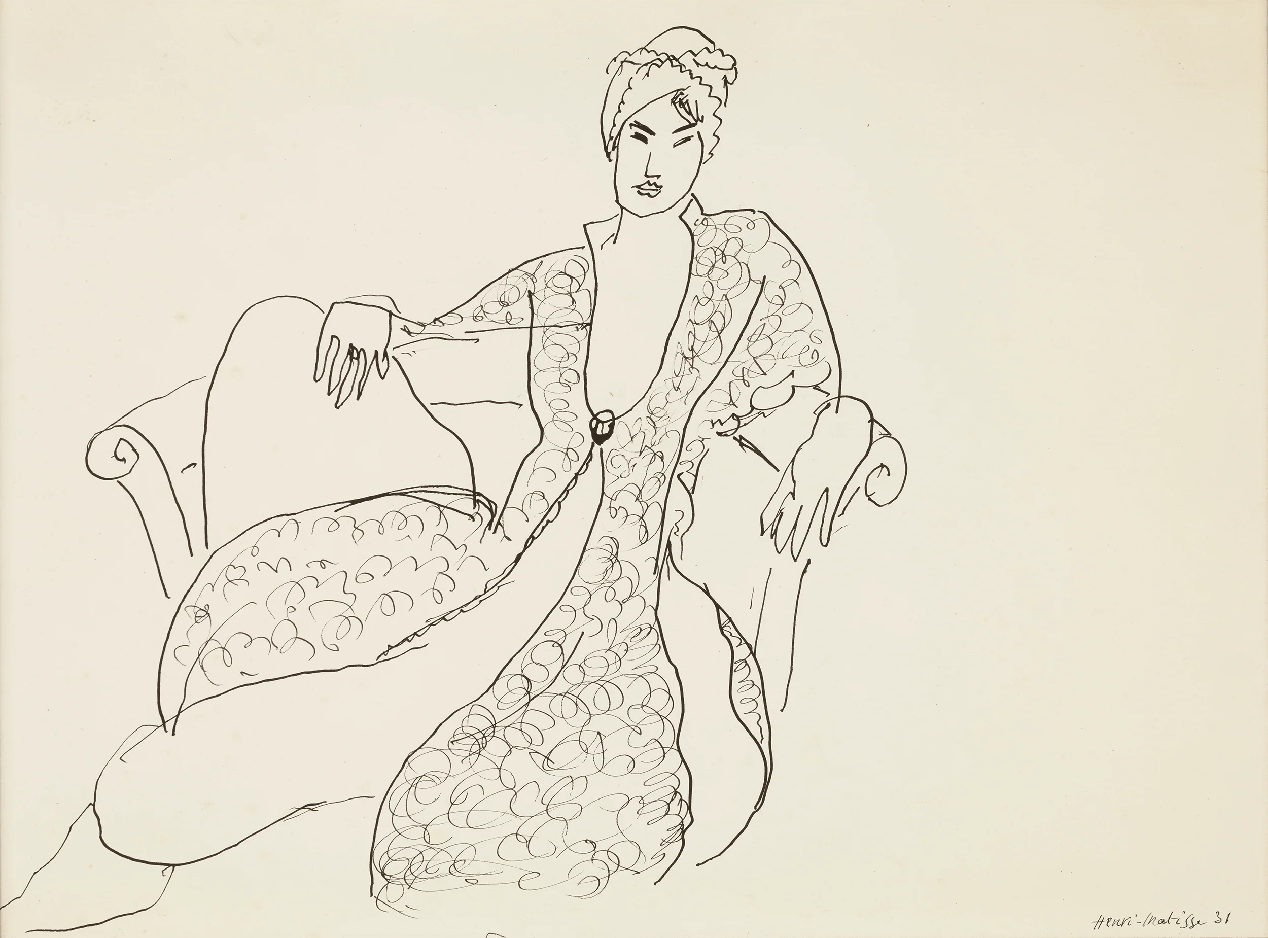Woman in a Chair by Henri Matisse