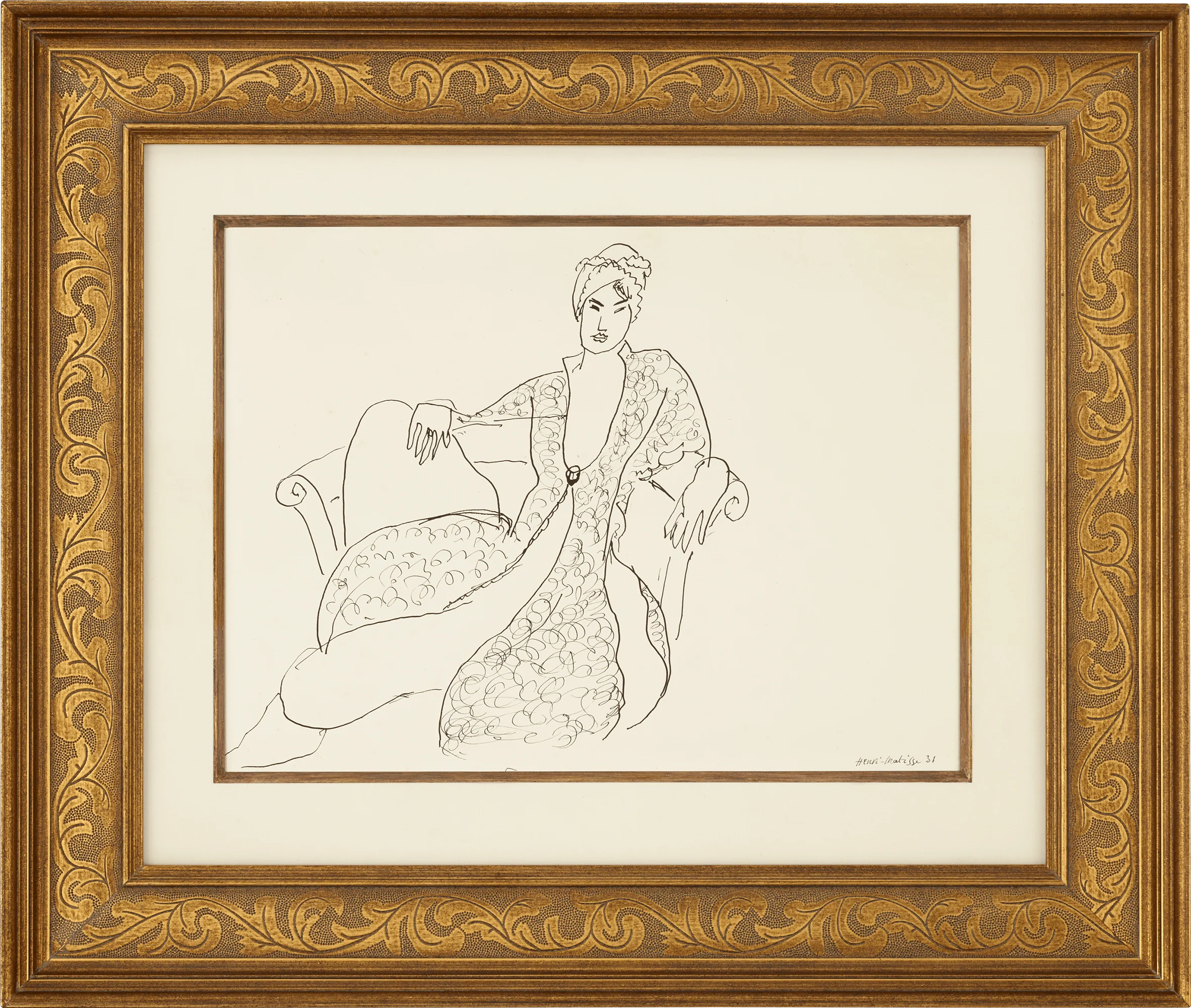 Woman in a Chair by Henri Matisse - Image 2