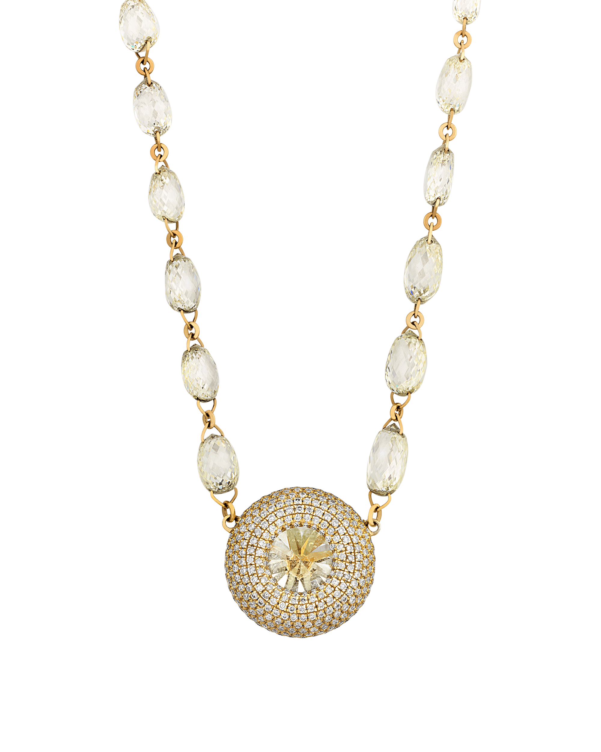Yellow Diamond Necklace, 38.04 Carats - Image 4