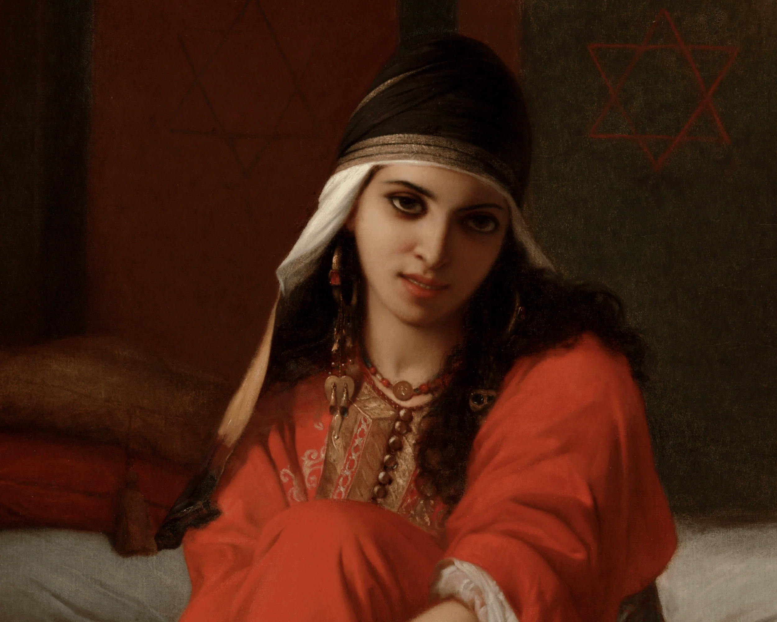 Young Girl From Tetouan, Morocco by Charles Landelle - Image 3