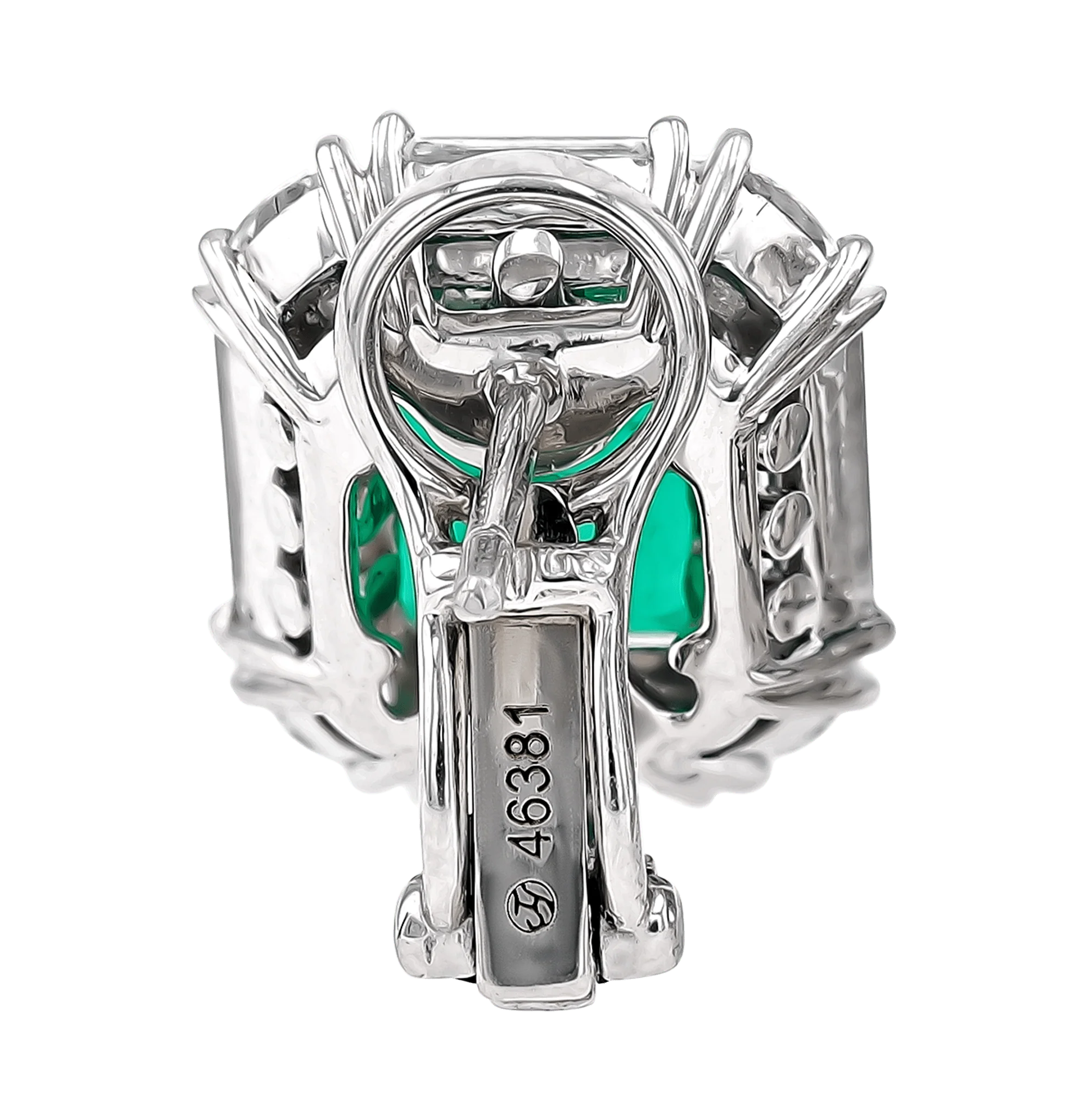 Zambian Emerald Earrings, 5.33 Carats - Image 2